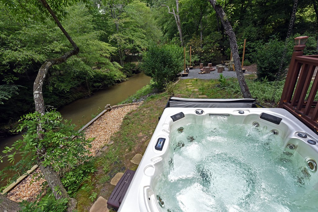 789 Old Mill Pond Road Mineral Bluff, GA 30559 - Photo 21 of 59 a view of outdoor space with garden