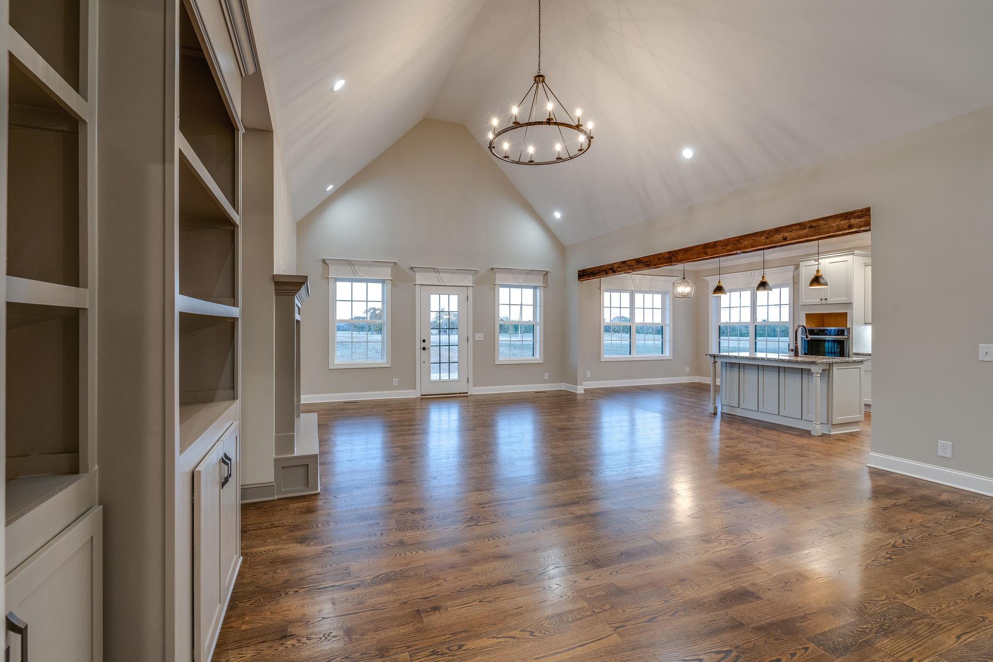 1607 Kingdom Road Bell Buckle, TN 37020 - Photo 7 of 28 Very light & bright living with an open concept and custom light fixtures
