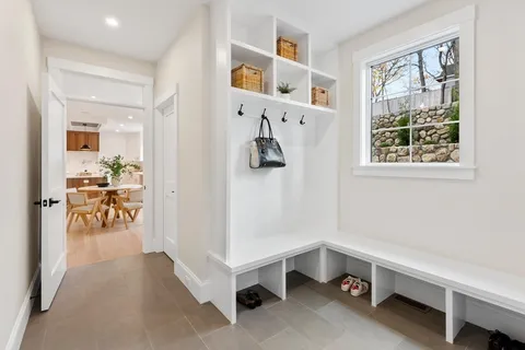 a view of livingroom with furniture and workspace