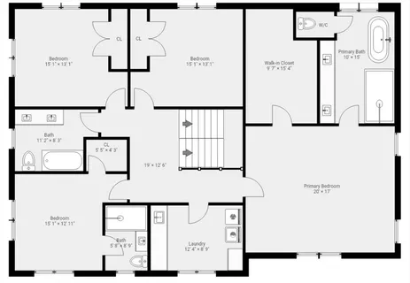 a picture of a wall with a white wall and a large window