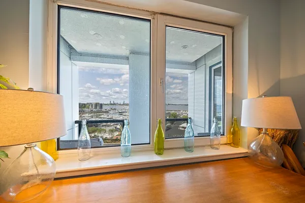 a view of a swimming pool and window