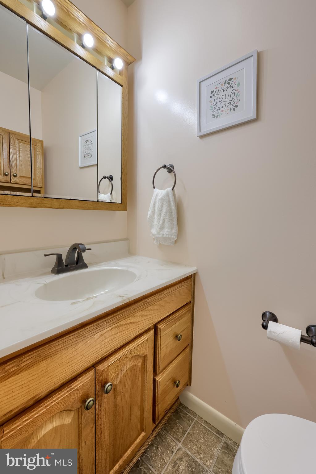 699 River Corner Road Conestoga, PA 17516 - Photo 12 of 37 a bathroom with a sink and a mirror