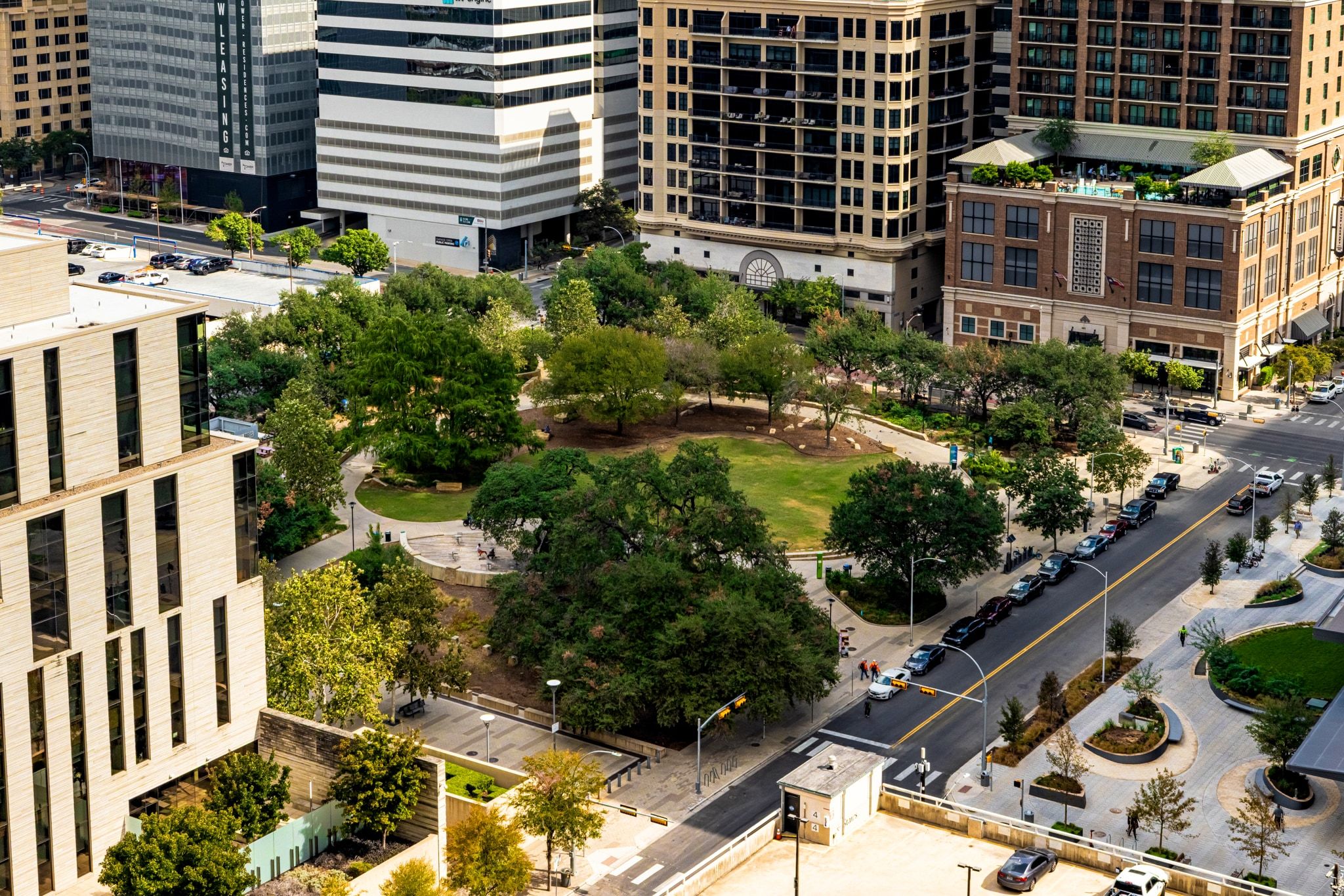 360 Nueces Street, Unit 2105 Austin, TX 78701 - Photo 6 of 35 Republic Square Park from the balcony