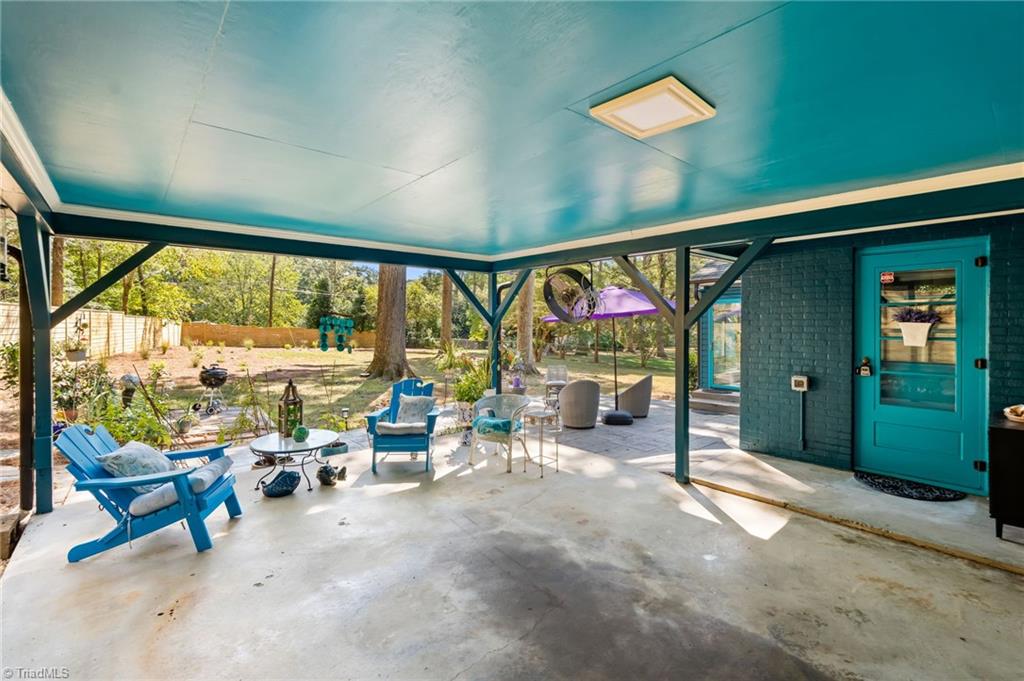 849 Chester Road Winston-Salem, NC 27104 - Photo 39 of 50 Carport and entry that leads into the kitchen