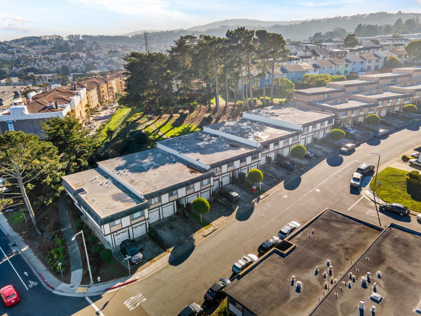 2419 Rowntree Way South San Francisco, CA 94080 - Photo 25 of 28 an aerial view of a house with a swimming pool