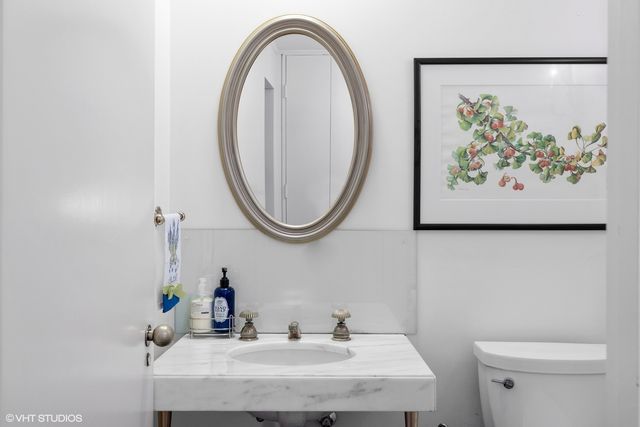 a bedroom with a bed and furniture