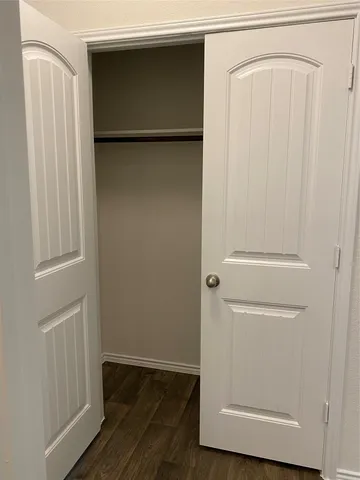 a view of front door