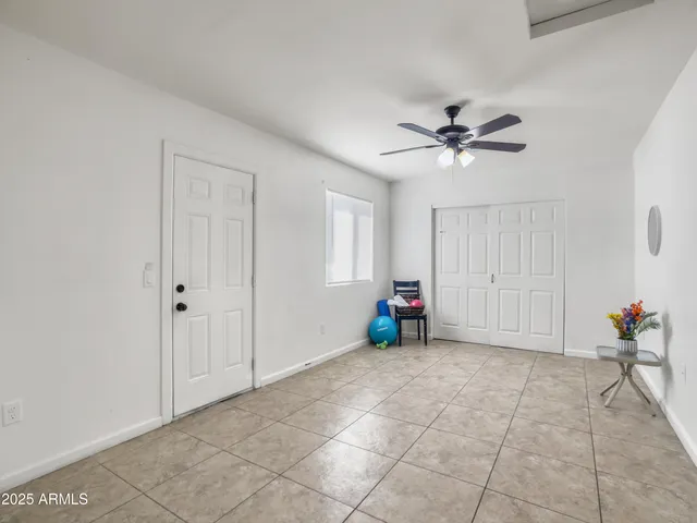 a view of an empty room