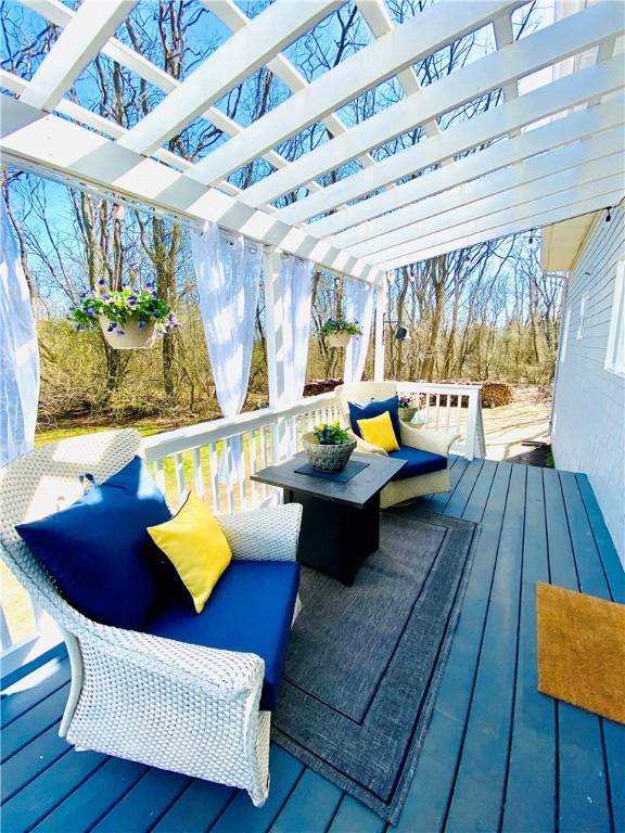 192 Beach Road Prudence Island, RI 02872 - Photo 4 of 36 Beautiful outdoor living space with a wraparound deck