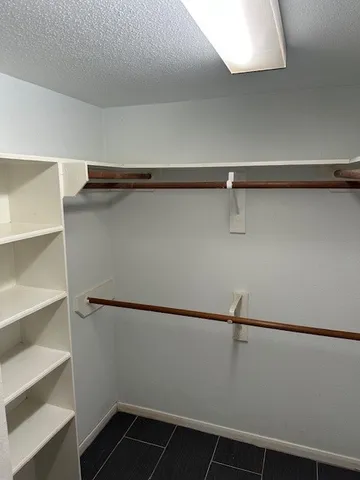 a close view of closet