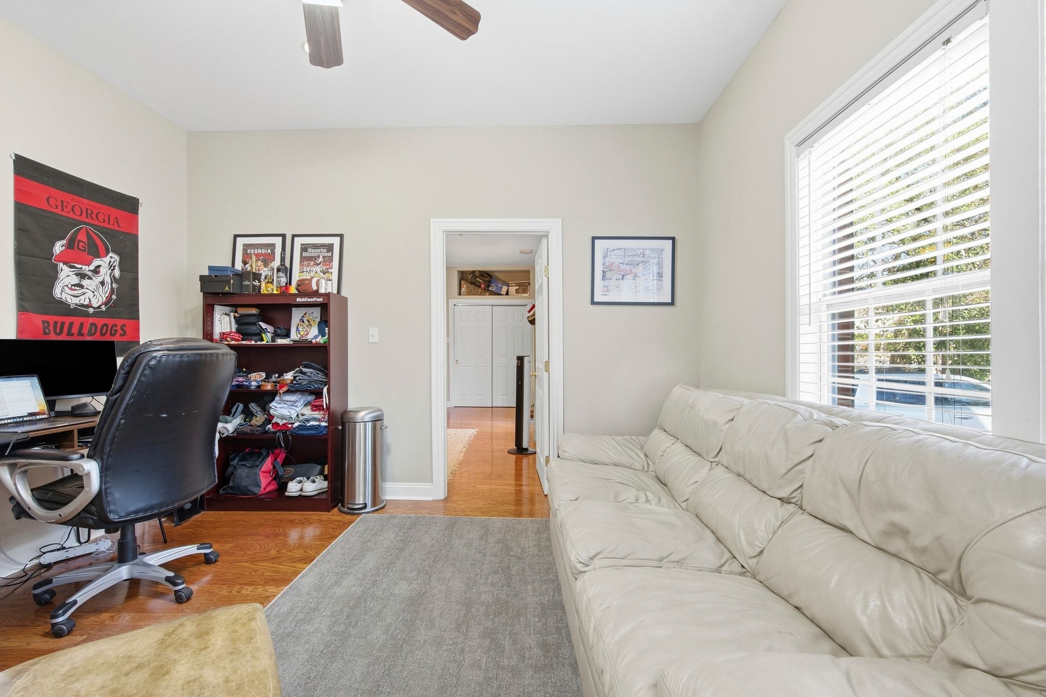 2413 Enfield Road Austin, TX 78703 - Photo 15 of 38 a living room with furniture and a window