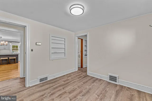 wooden floor in an empty room