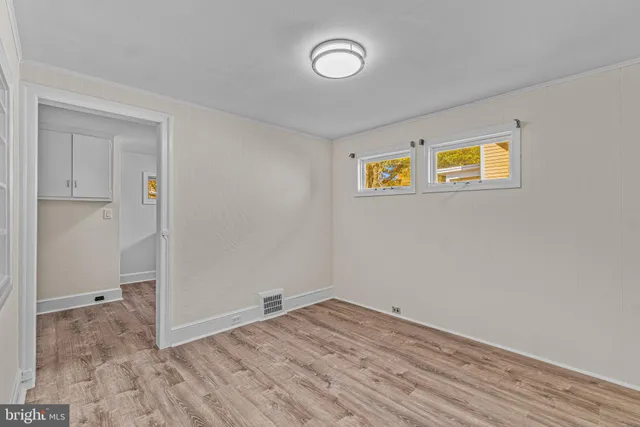 wooden floor in an empty room
