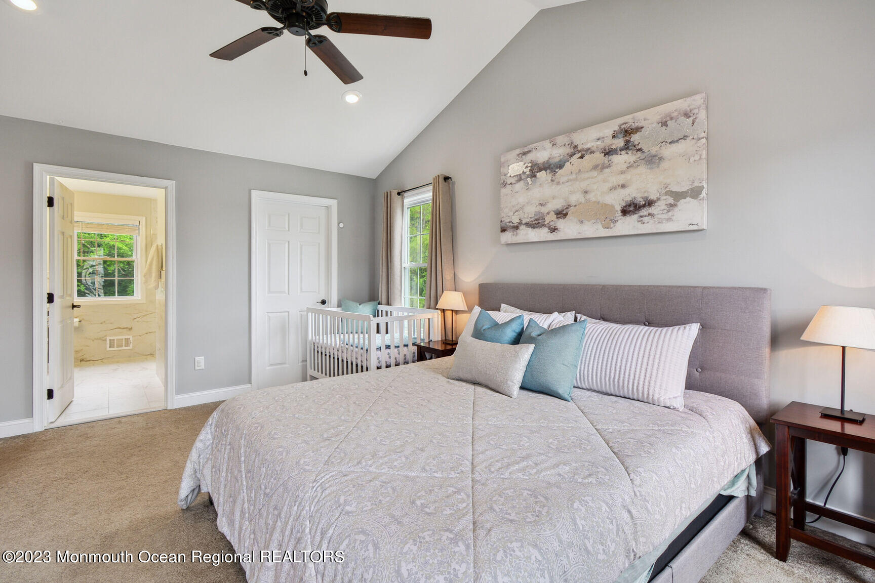 62 Gristmill Road Howell, NJ 07731 - Photo 18 of 29 a bedroom with bed and wall painting
