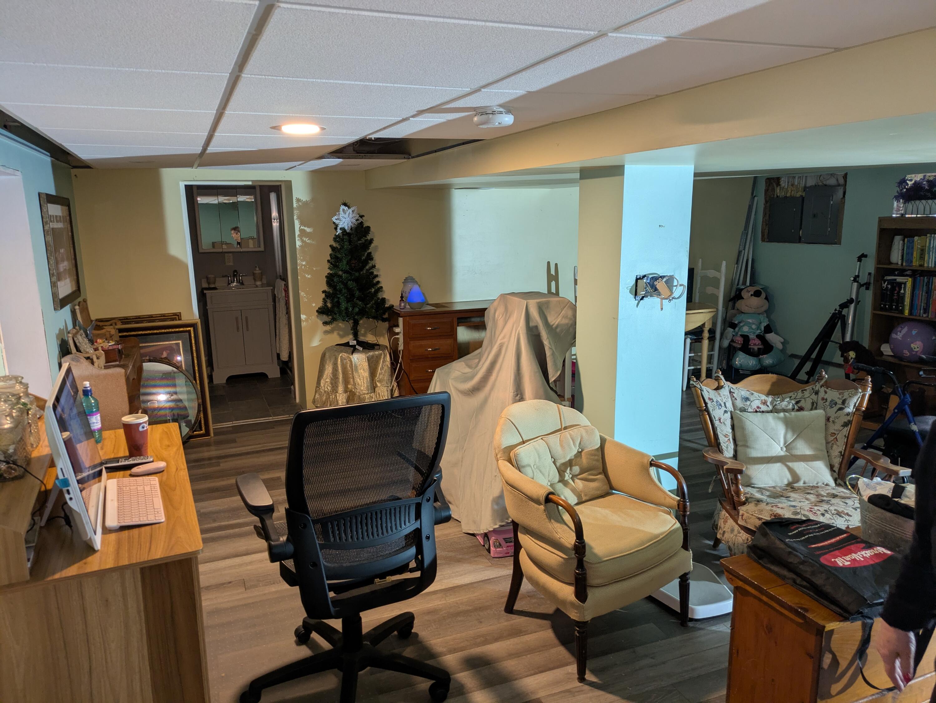 315 North Hobart Road Hobart, IN 46342 - Photo 16 of 33 a living room with furniture and wooden floor