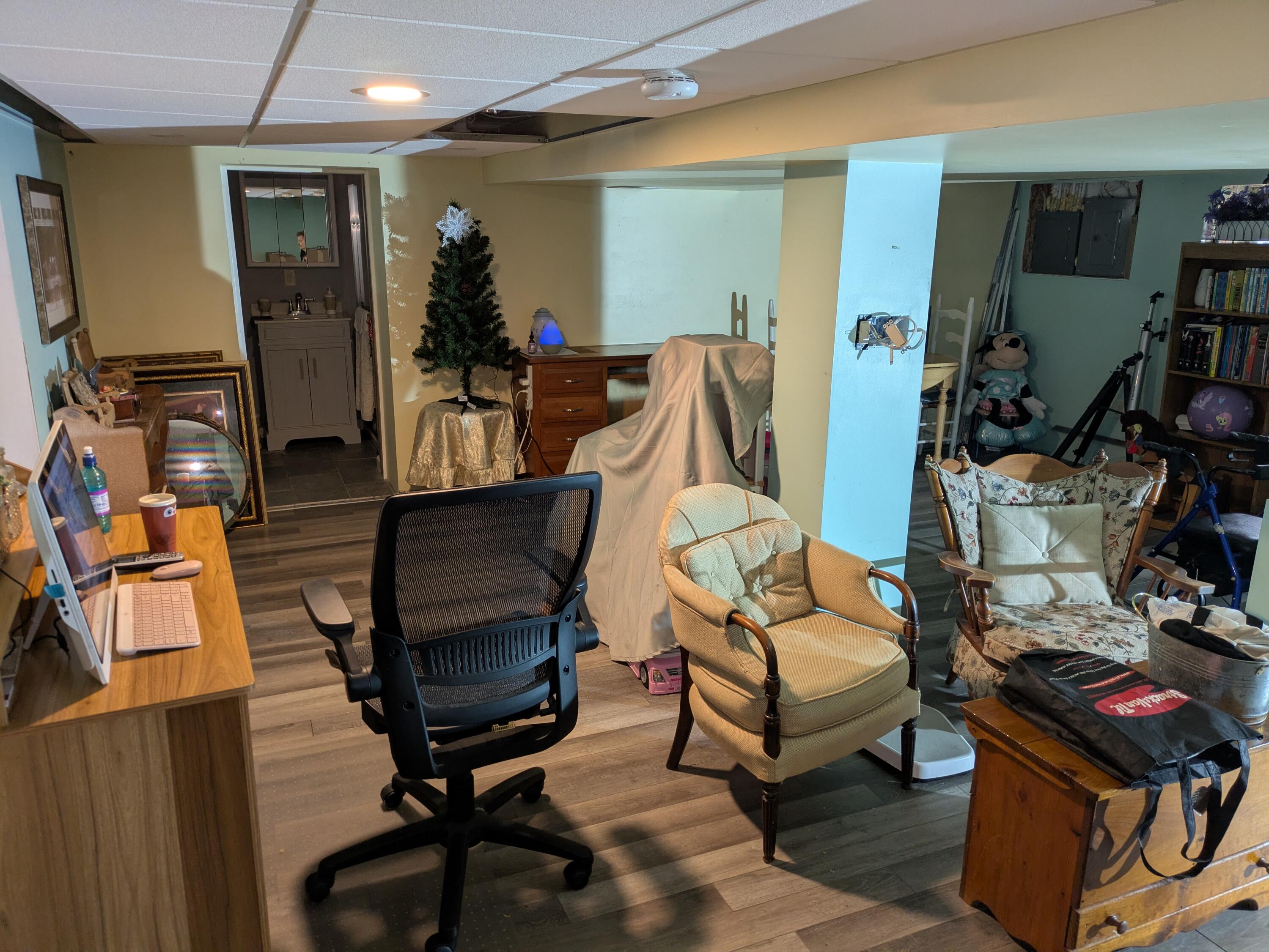 315 North Hobart Road Hobart, IN 46342 - Photo 17 of 33 a living room with furniture and a wooden floor
