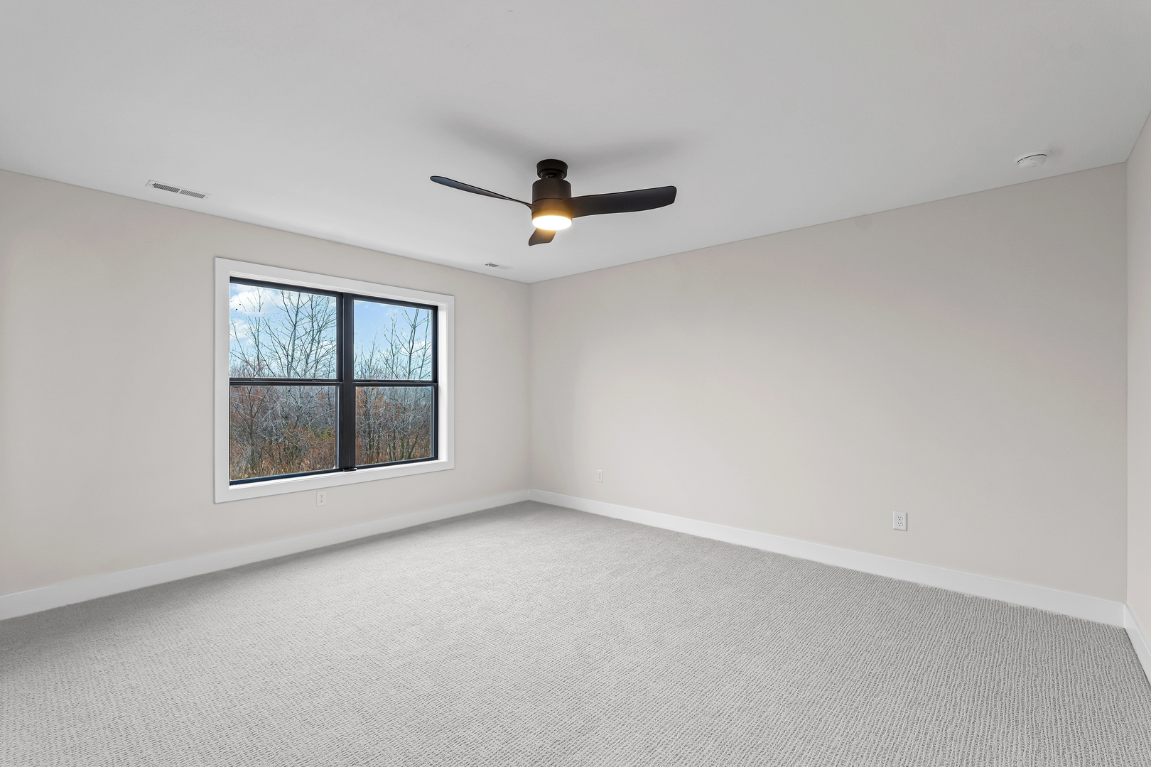 407 Harpers Ferry Savoy, IL 61874 - Photo 22 of 31 an empty room with ceiling fan and windows