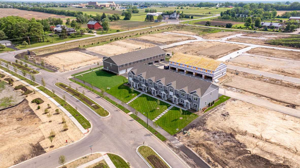 2110 Bodega Road Oswego, IL 60543 - Photo 23 of 23 an aerial view of a house
