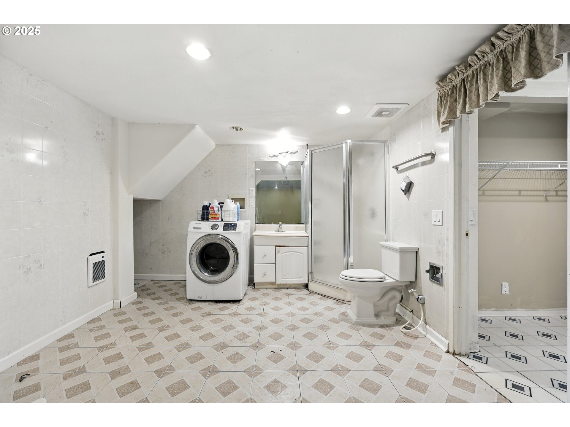 1611 Northeast 102nd Avenue Portland, OR 97220 - Photo 18 of 30 a bathroom with a sink a toilet and shower