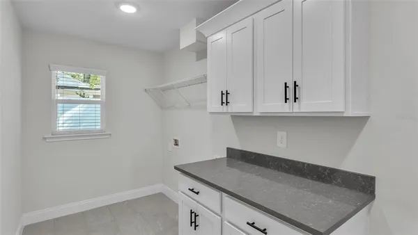 a view of a room with shelf