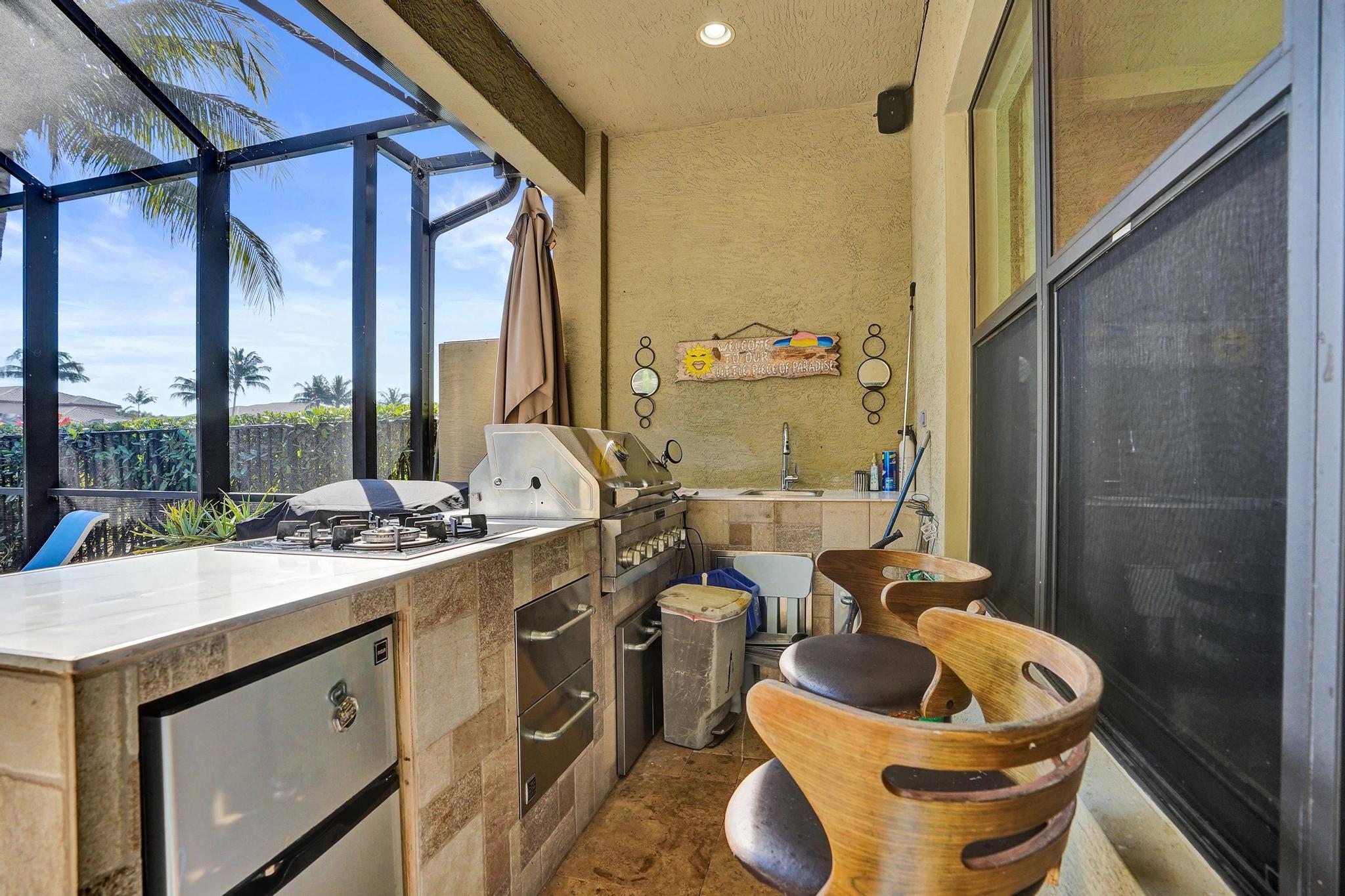 16610 Gateway Bridge Drive Delray Beach, FL 33446 - Photo 39 of 67 Summer Kitchen