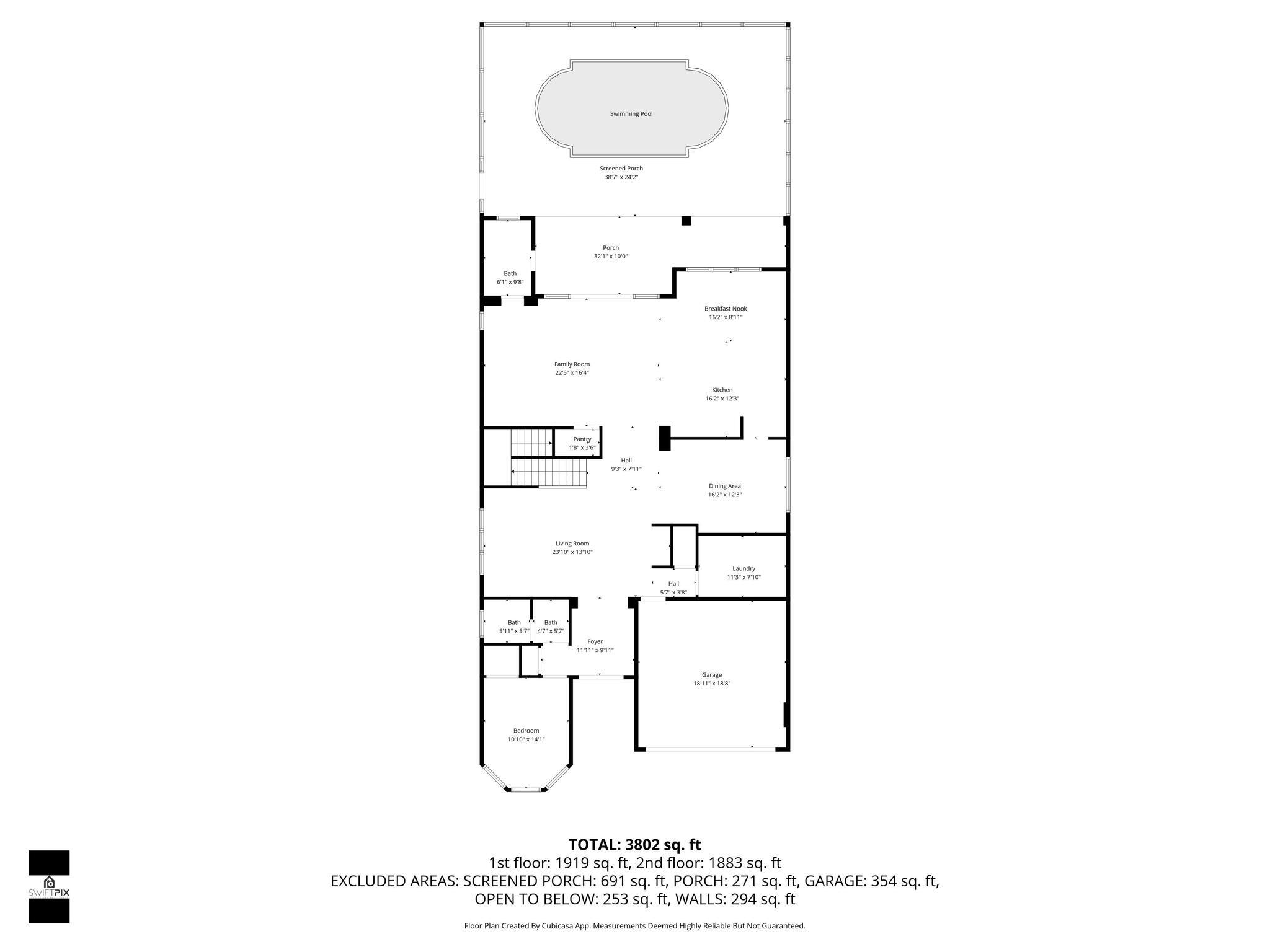 16610 Gateway Bridge Drive Delray Beach, FL 33446 - Photo 66 of 67 Floor plan floor 1