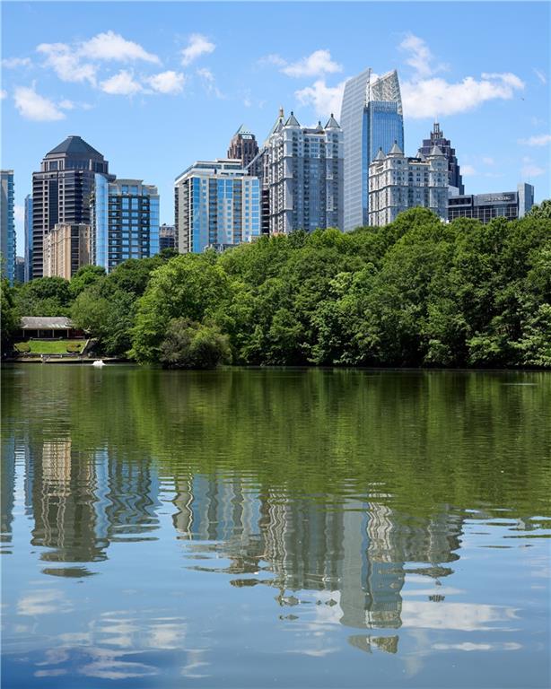 800 Myrtle Street Northeast Atlanta, GA 30308 - Photo 25 of 28 a view of a lake with building in front of it