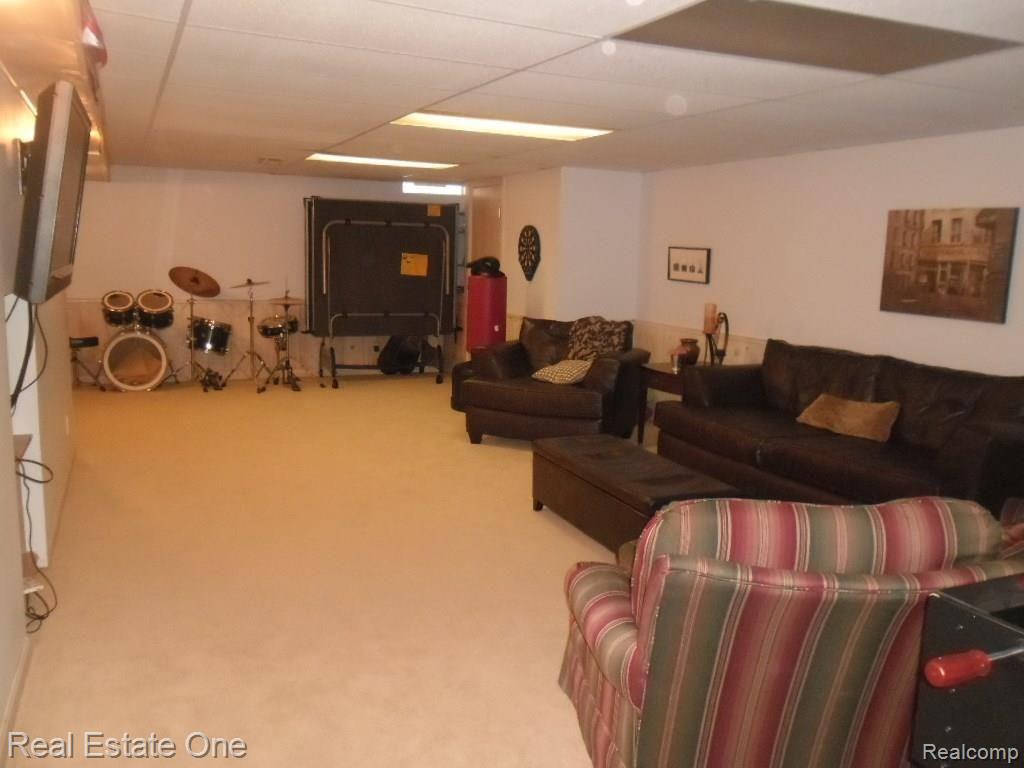1419 Chevy Circuit Rochester, MI 48306 - Photo 42 of 49 Finished Basement