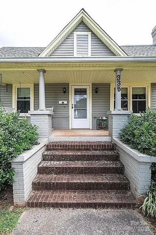 a view of a house with a balcony
