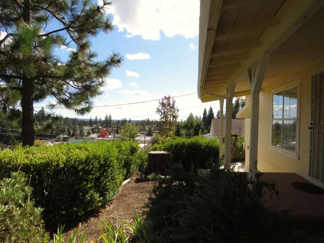 a view of a back yard