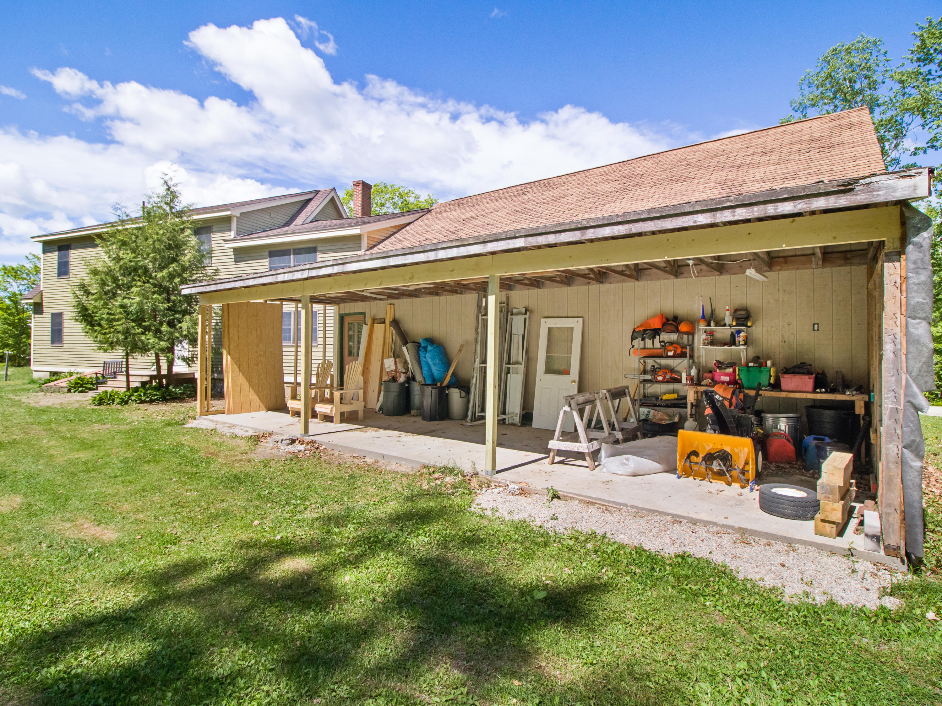 240 Dolloff Road Standish, ME 04084 - Photo 6 of 40 Back of garage