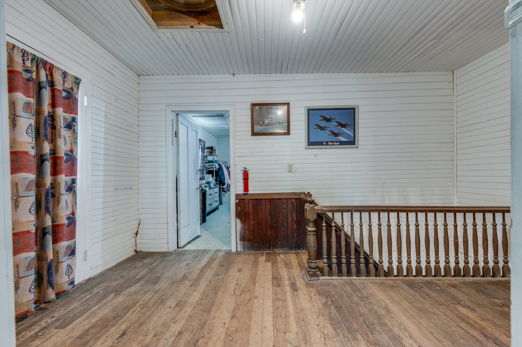 2012 Hoovers Road Duck River, TN 38454 - Photo 29 of 48 a view of a porch with wooden floor and stairs