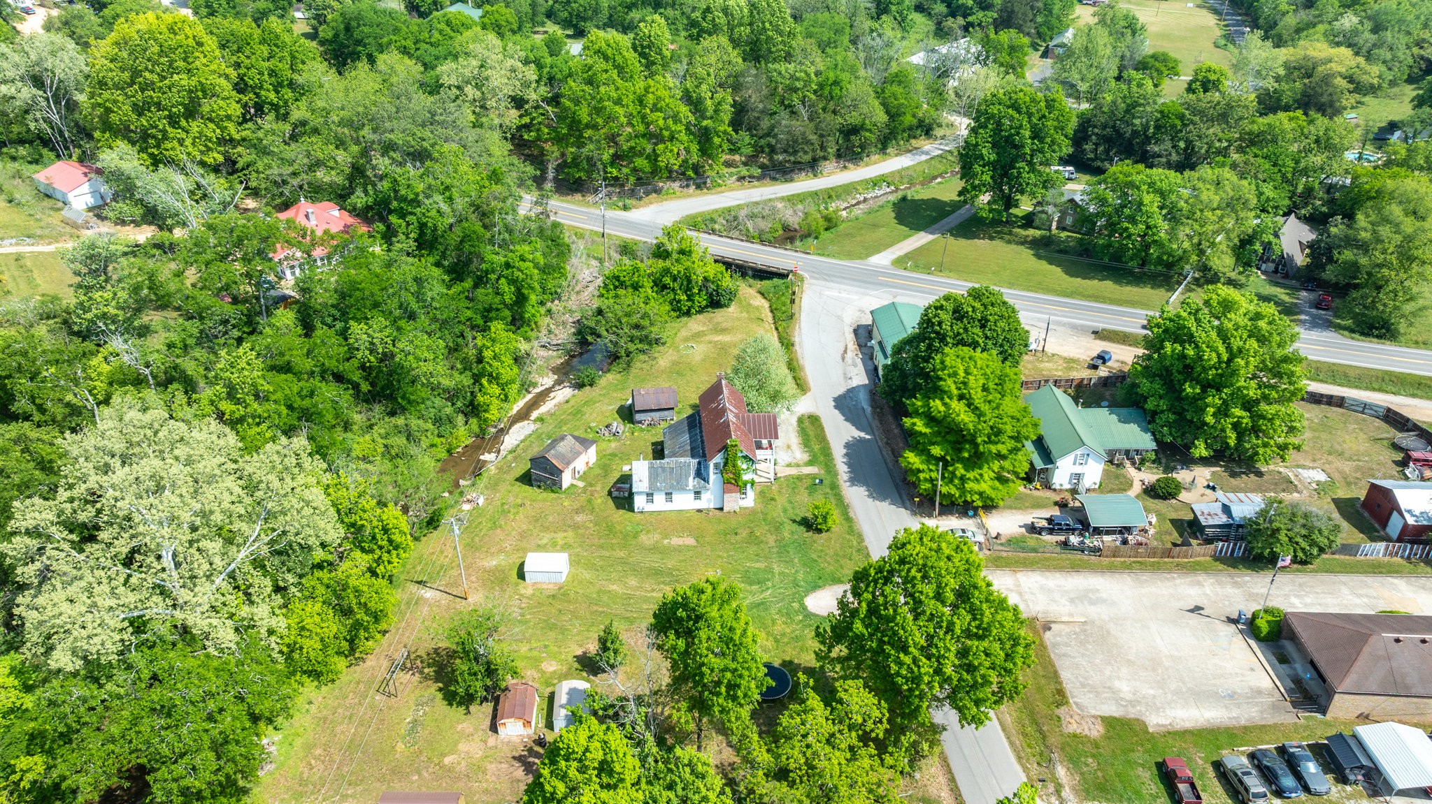 2012 Hoovers Road Duck River, TN 38454 - Photo 45 of 48 an aerial view of a house with a yard basket ball court and outdoor seating