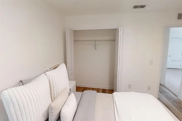 a view of a garage with a bike