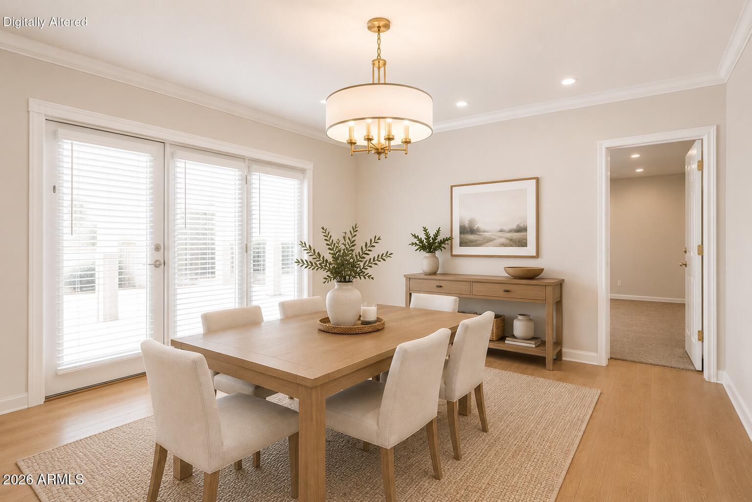 3421 East Camelback Road Phoenix, AZ 85018 - Photo 16 of 29 Dining Room Rendering