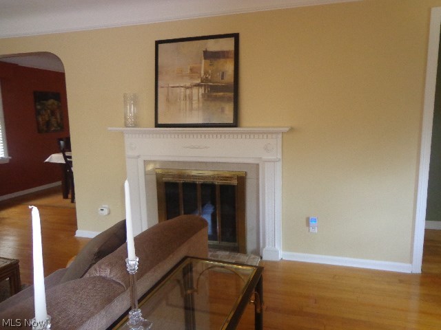 4366 Silsby Road University Heights, OH 44118 - Photo 11 of 23 Check out the detailed molding on the fireplace.