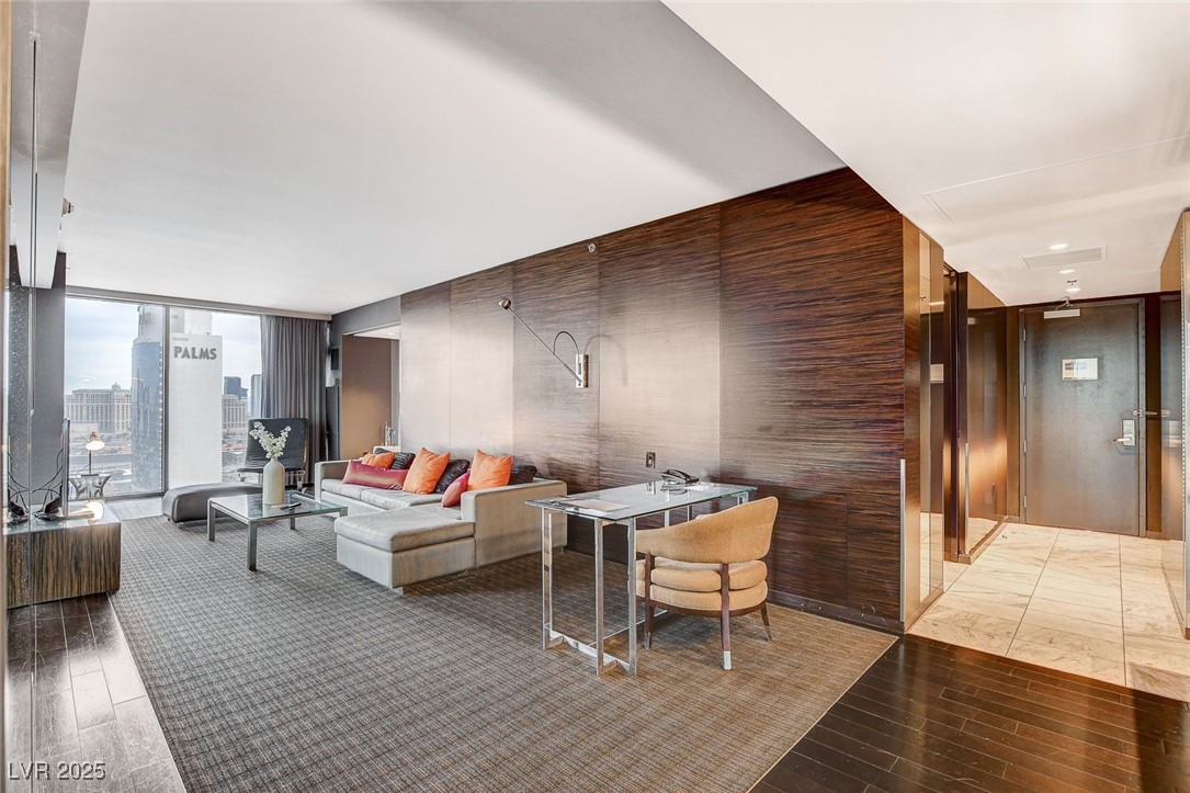 4381 West Flamingo Road, Unit 2202 Las Vegas, NV 89103 - Photo 3 of 40 Common area with expansive windows