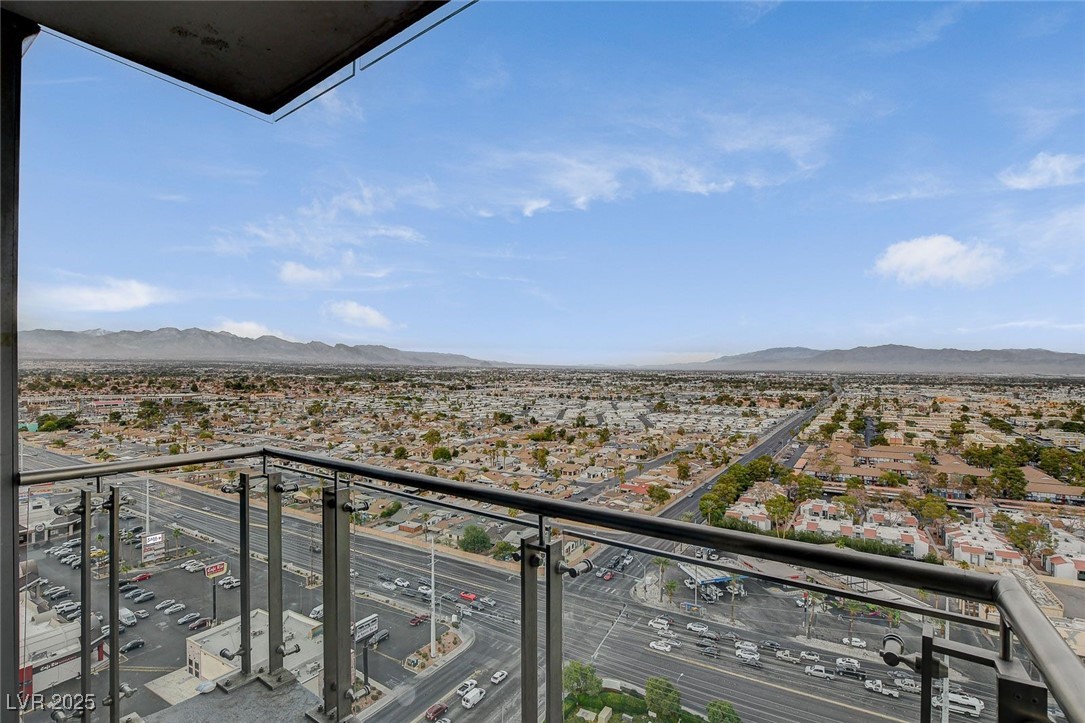 4381 West Flamingo Road, Unit 2202 Las Vegas, NV 89103 - Photo 31 of 40 Balcony featuring a mountain view