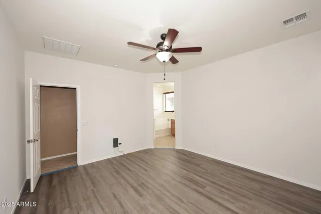 a view of closet area