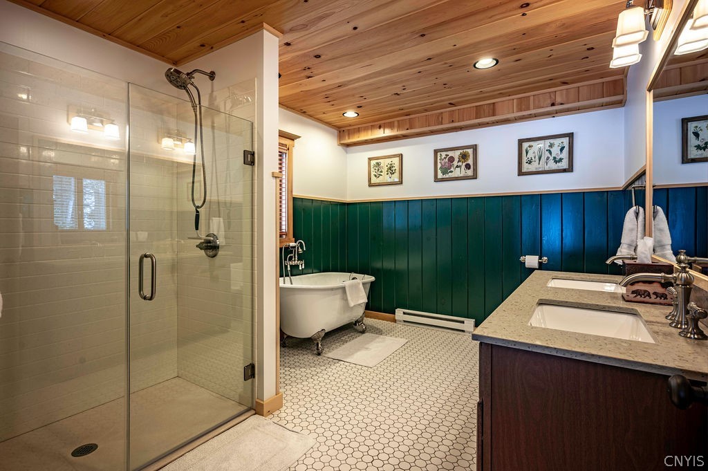 75 Rocky Point Lane Inlet, NY 13360 - Photo 14 of 25 Primary Full Bathroom Soaking Tub