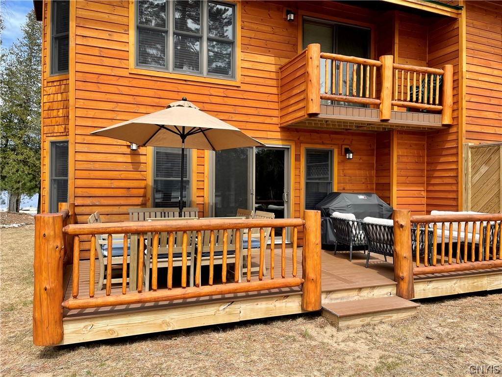 75 Rocky Point Lane Inlet, NY 13360 - Photo 24 of 25 Deck of the Great Room