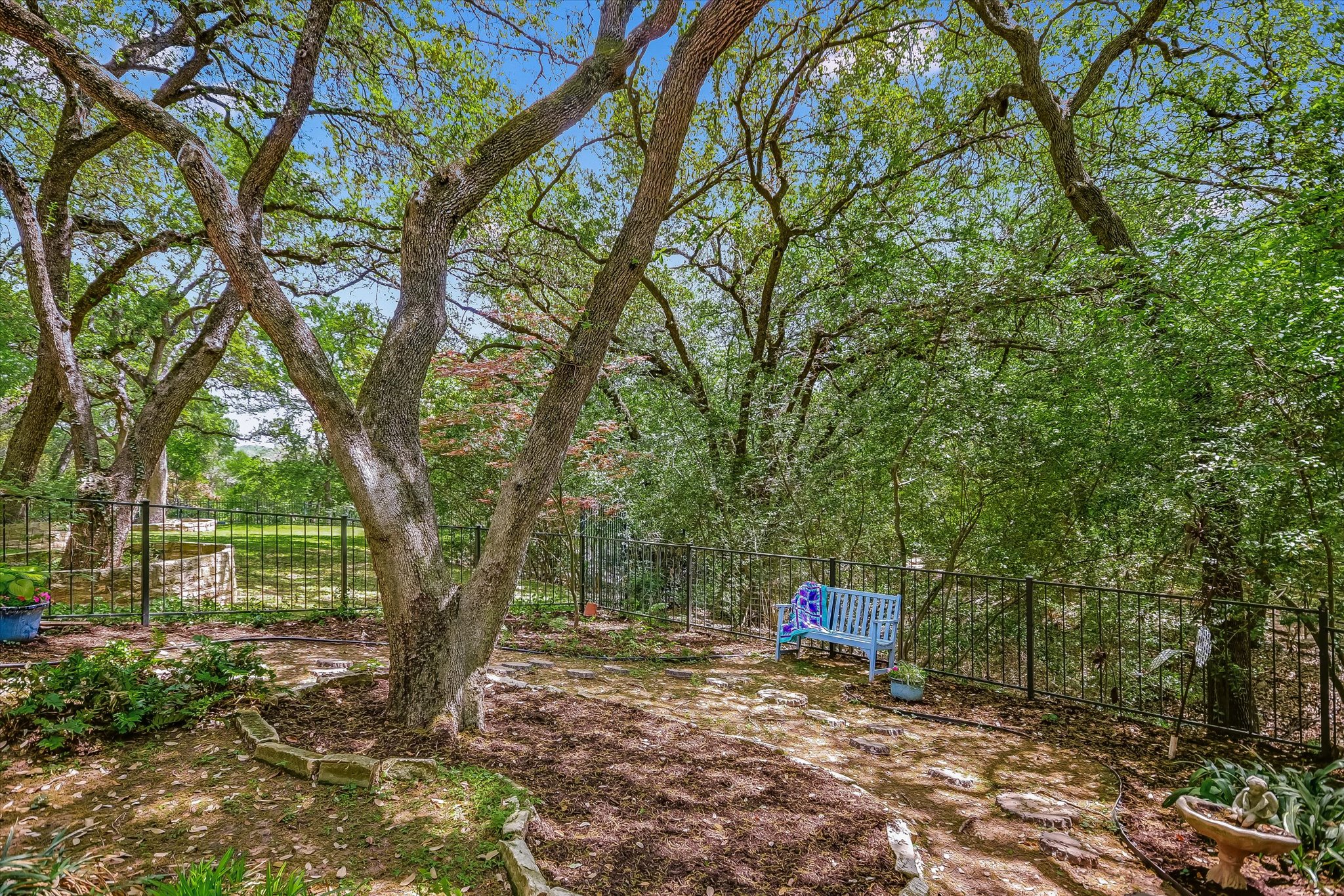 3901 Prentice Lane Austin, TX 78746 - Photo 30 of 40 This fenced in area is perfect for dogs to play and explore.