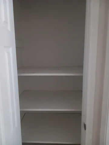 a close view of closet