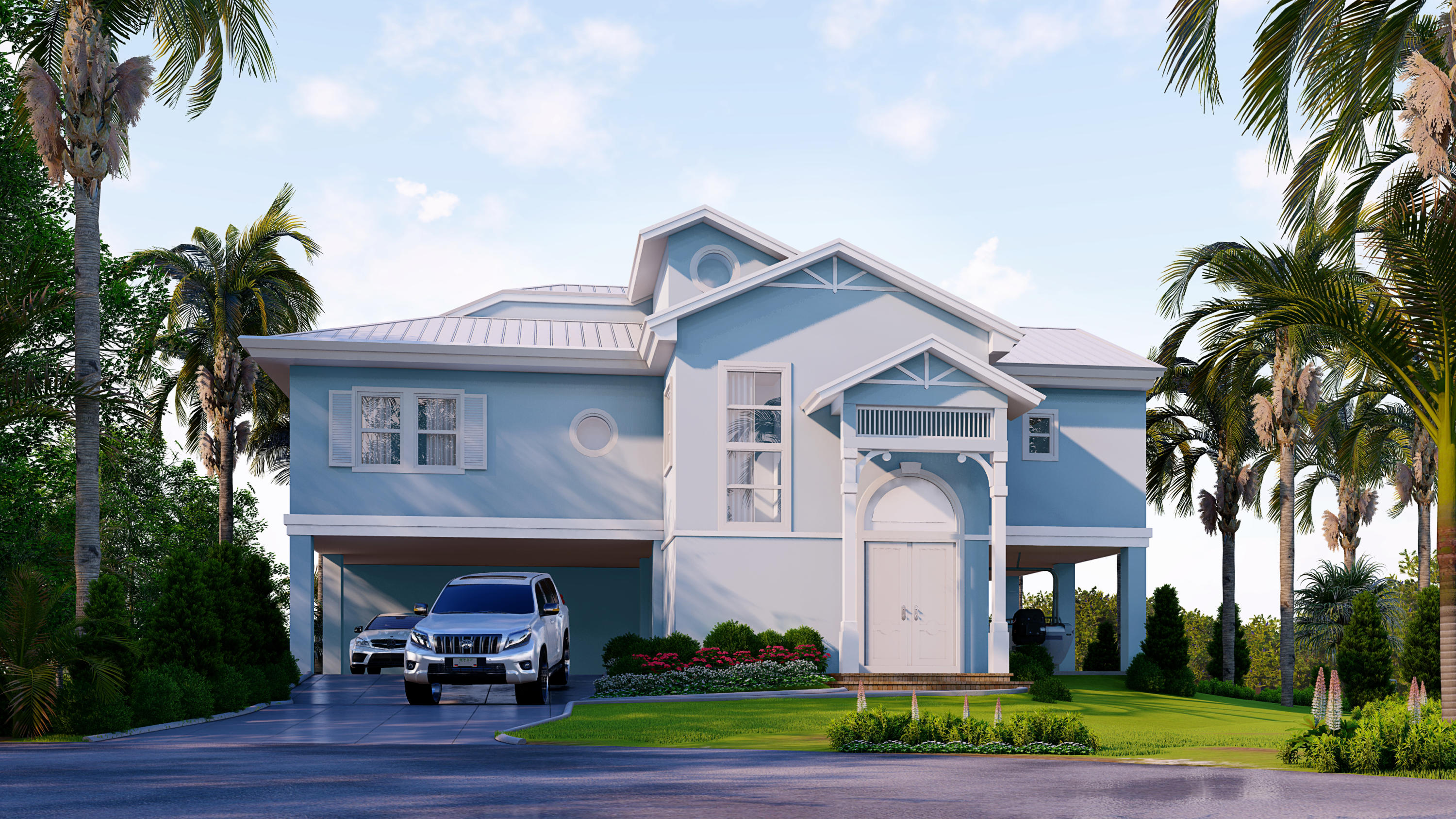 143 Lake Road Tavernier, FL 33070 - Photo 1 of 14 143 Lake Rd-3DRendering-Front-Print-R1