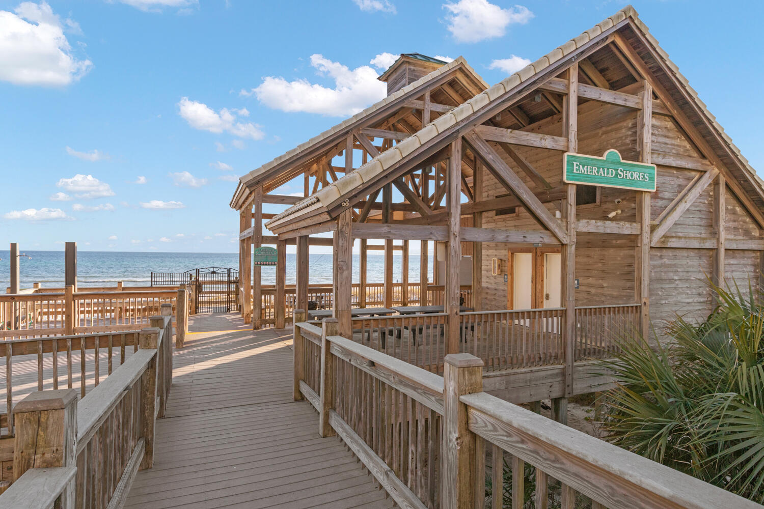 22 Amber Cove Miramar Beach, FL 32550 - Photo 51 of 60 a view of a balcony with wooden floor and fence
