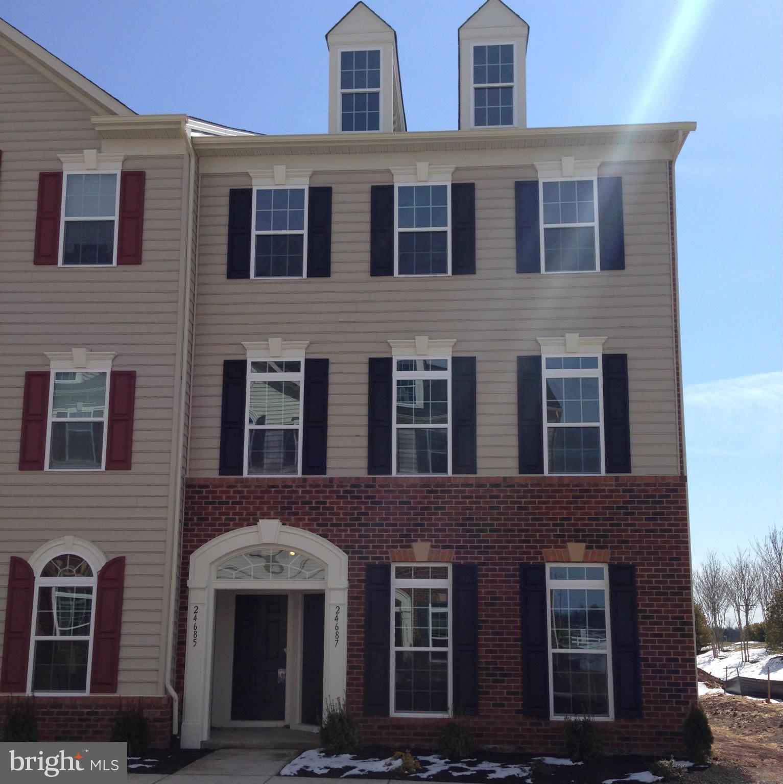 24687 Footed Ridge Terrace Sterling, VA 20166 - Photo 1 of 1 a front view of residential building