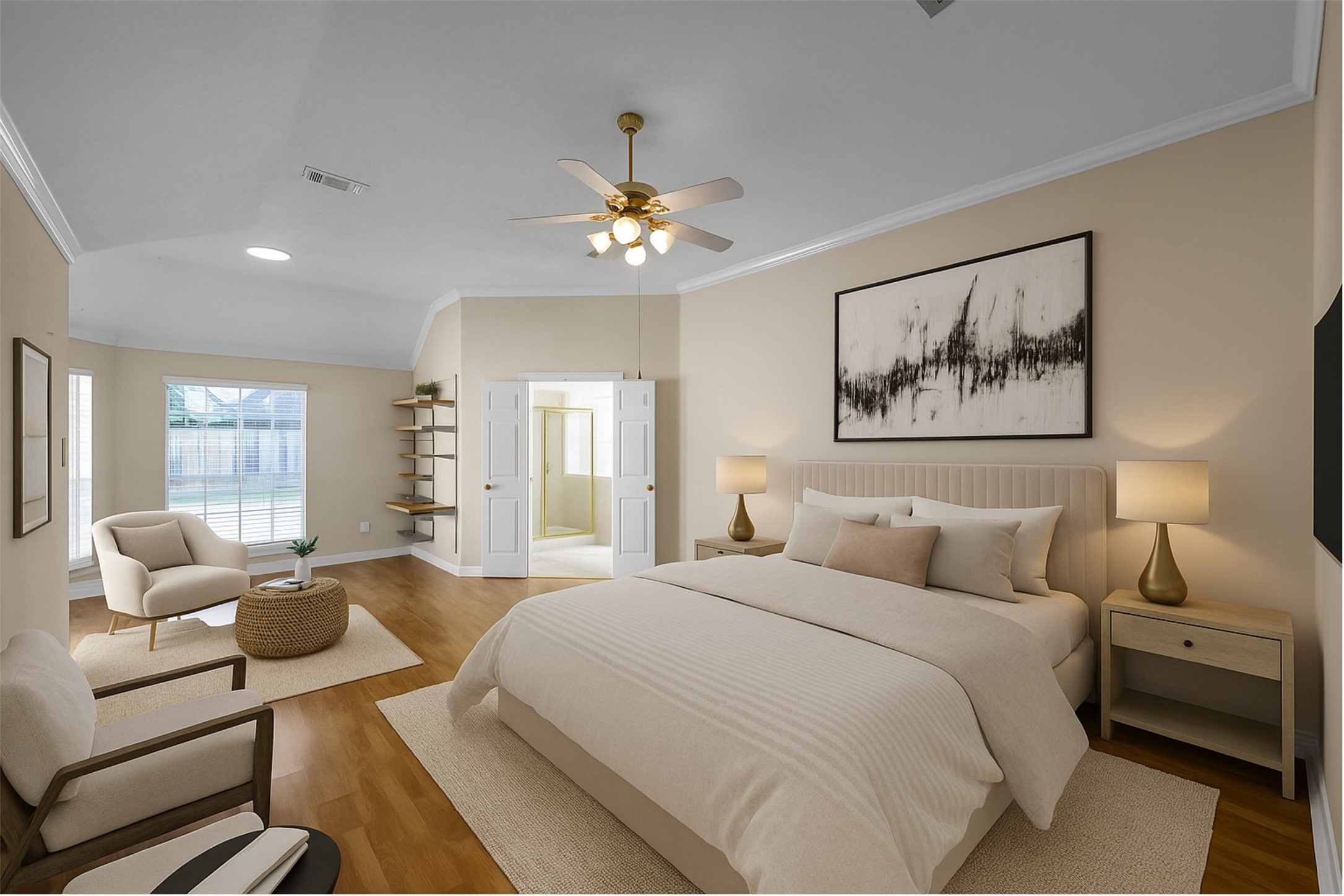 16214 Lobo Lane Spring, TX 77379 - Photo 2 of 24 This image of the Primary Bedroom has been digitally altered and staged.