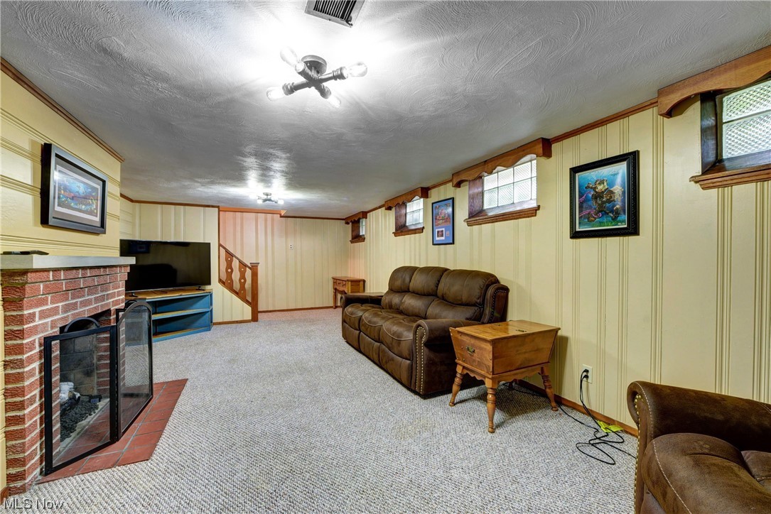 19646 Henry Road Fairview Park, OH 44126 - Photo 26 of 35 Rec room with glass block windows