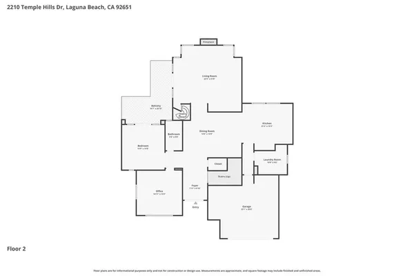 $3,850,000 | 2210 Temple Hills Drive, Laguna Beach, CA 92651