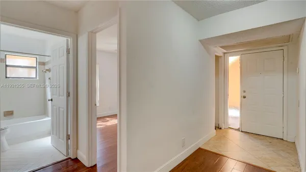 a view of an empty room